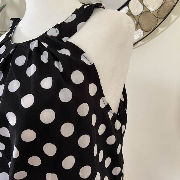 NWOT Black/White Polka Dot Dress - Picture 4 of 4